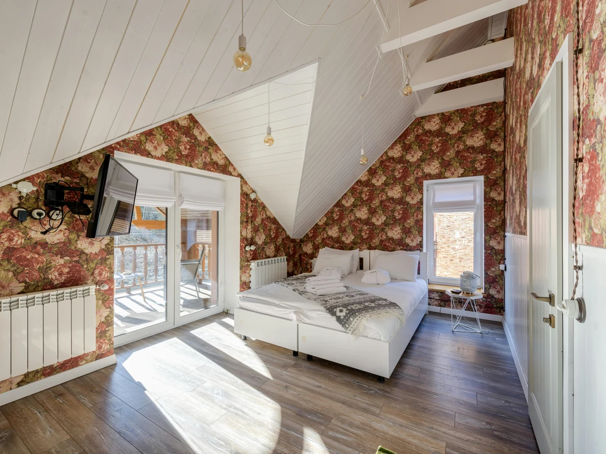 Bedroom Painting Attic Bedroom Bold in Durham