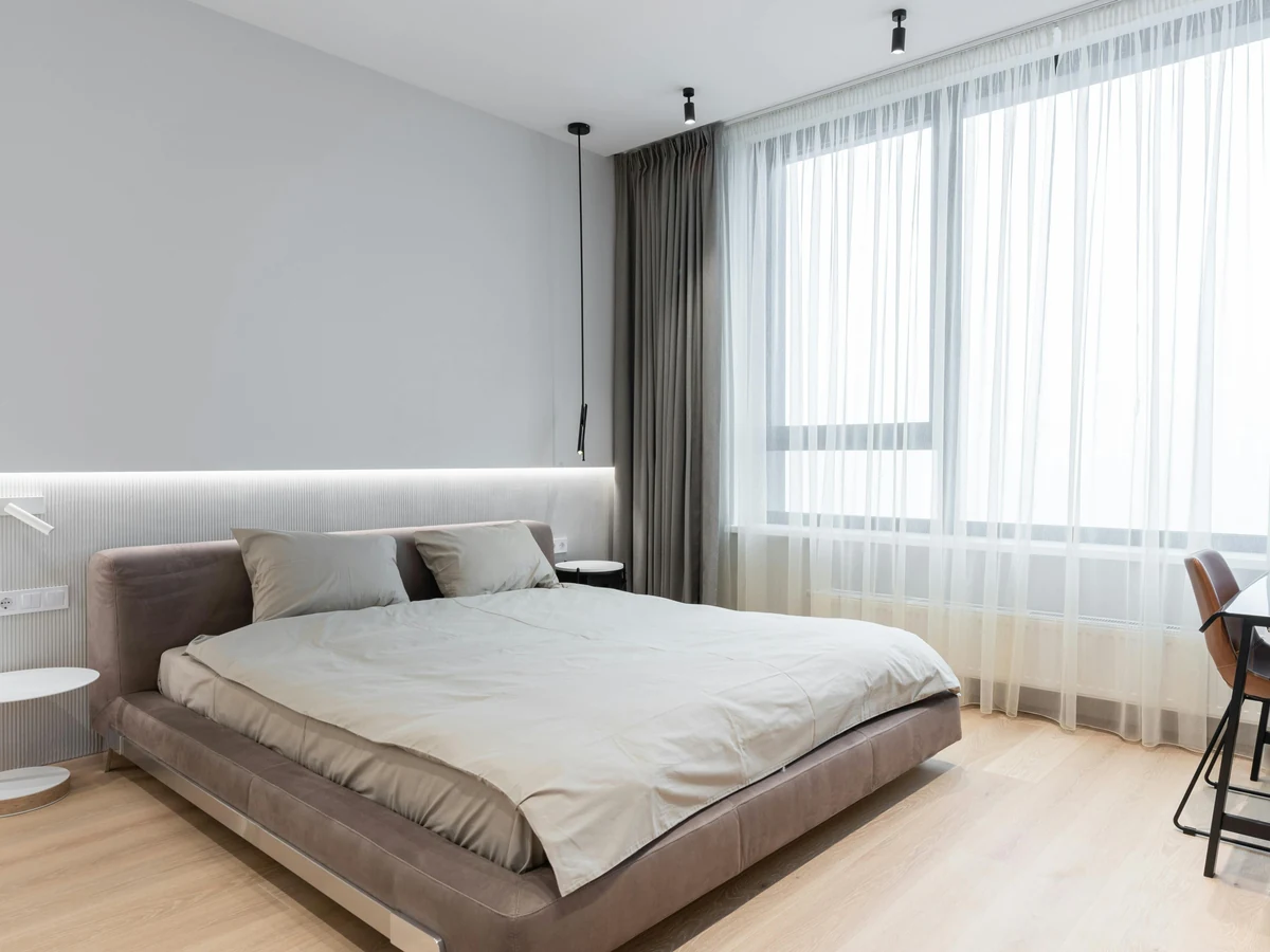 Bedroom Painting Minimalist Bedroom Grey in Durham
