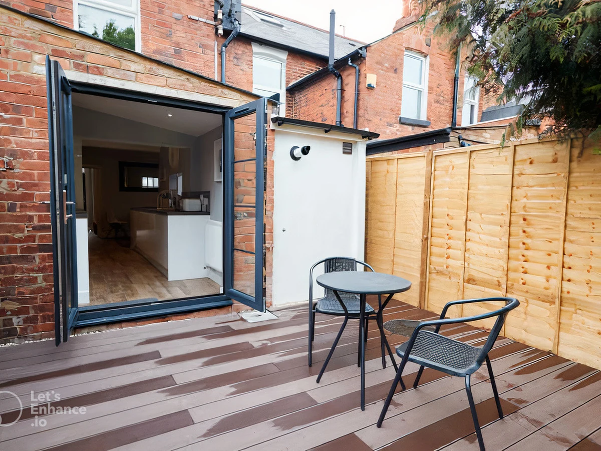 Deck painting in Durham - wooden garden deck treated and stained by Durham Painters