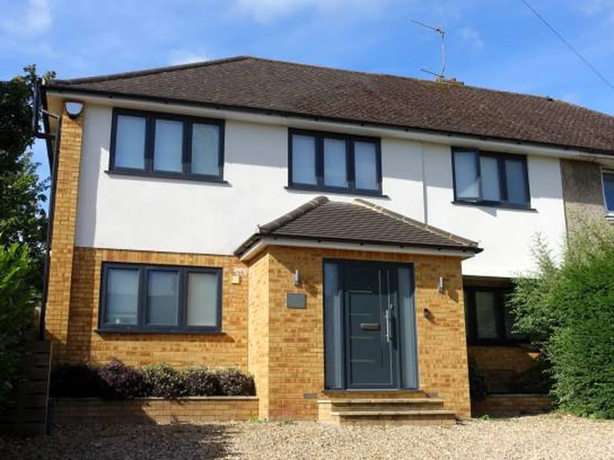 Exterior painting of a modern semi-detached house in Willington by Durham Painters