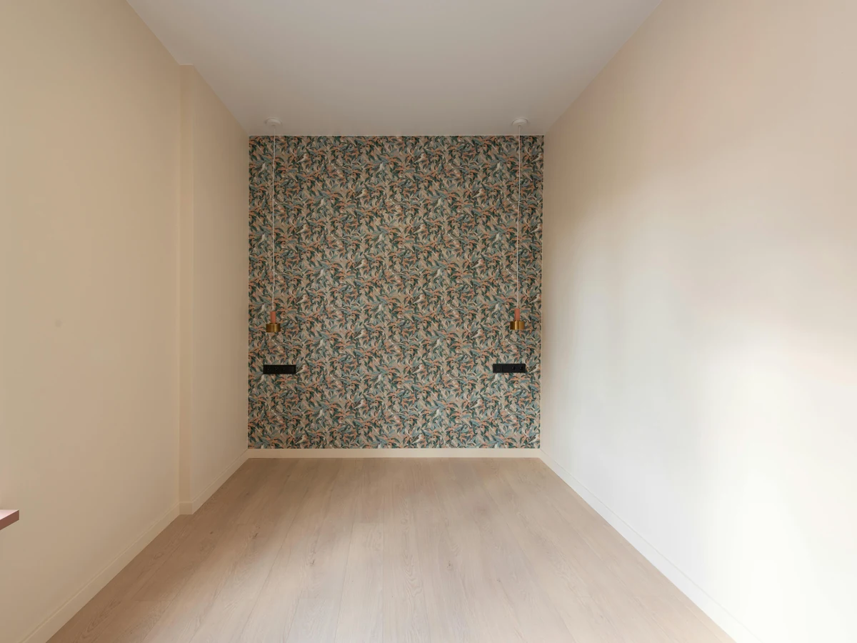 Full house painting project in Pelton Fell by Durham Painters, freshly painted empty room