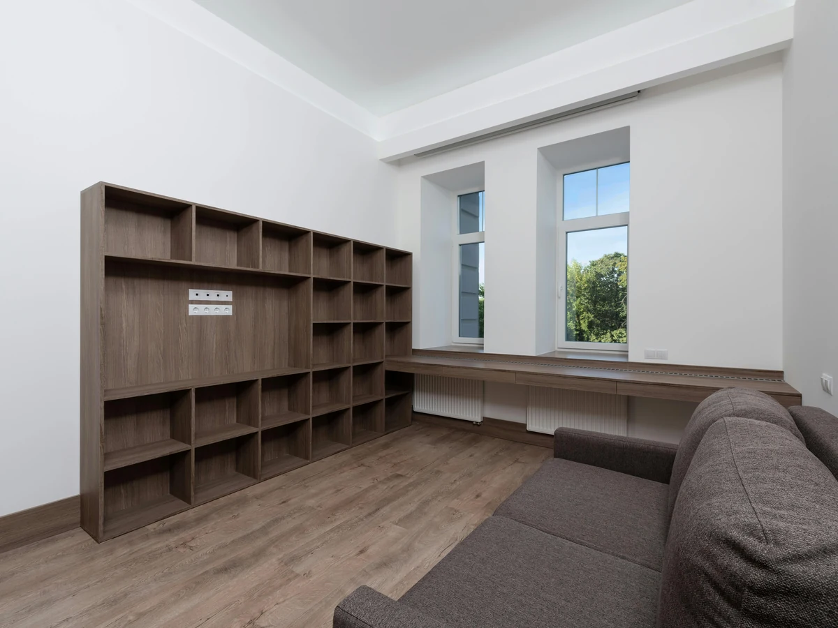 Large room interior painting in Langley Park property by Durham Painters